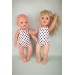 Купальник в горошек для куклы Baby Born 40 - 43 см