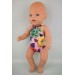Купальник "Цветы" для пупса Baby Born 40 - 44 см