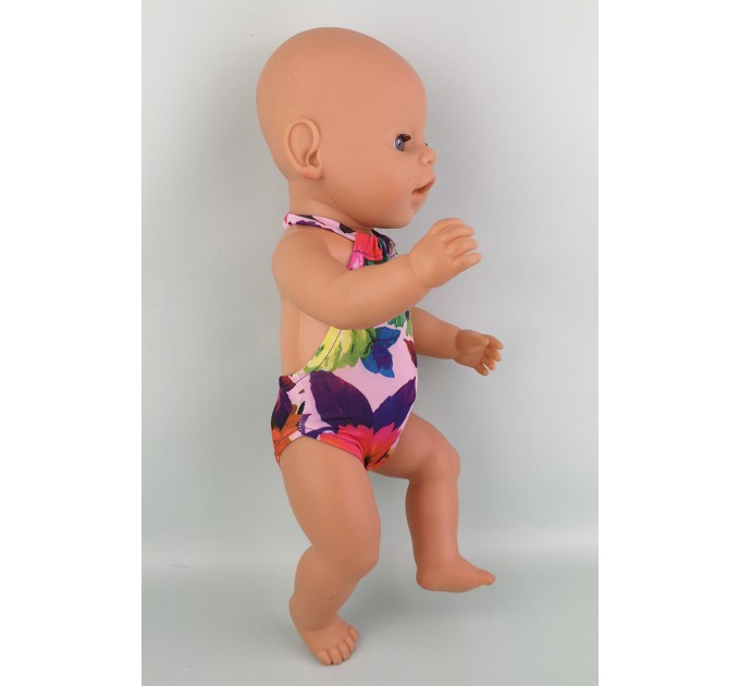 Купальник "Цветы" для пупса Baby Born 40 - 44 см