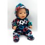 Костюм спортивный для пупса Baby Born 43см девочки - "Калейдоскоп"