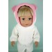 Костюм "Белый медвежонок" - одежда для пупса Baby Born до 46 см