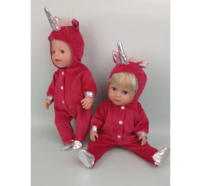 Одежда для пупса Baby Born / Беби Борн 40 - 44 см Костюм "Единорожка" 