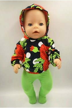 Костюм "Маки" для ляльки Baby Born 40 - 43 см