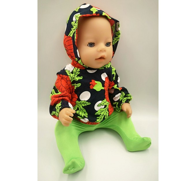 Костюм "Маки" для куклы baby born 40 - 43 см