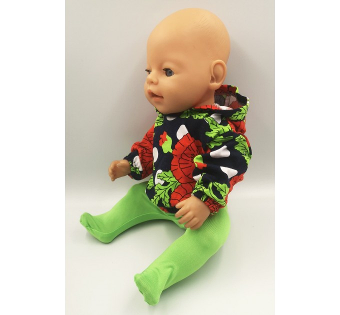Костюм "Маки" для куклы baby born 40 - 43 см