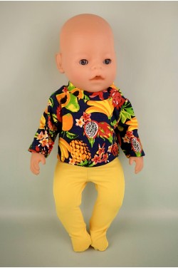 Костюм "Тропічний" для льяьки Baby Born 40 - 43 см
