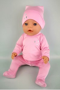 Одяг для пупса Baby Born - Костюм-трійка "Зефірка" на зріст 40 - 44 см Одяг для пупса Baby Born - Костюм-трійка "Зефірка" на зріст 40 - 44 см