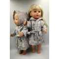 Халат фланелевый в звездочках - Одежда для пупса Baby Born и Антонио Хуан (Antonio Juan)