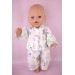 Пижама фланелевая "Человечки" для куклы Baby Born 40 - 44 см