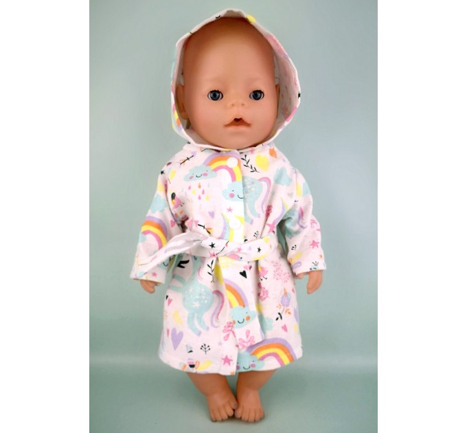 Халат фланелевый для пупса Baby Born 40 - 44 см