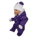 Комбинезон фиолетовый - одежда пупсов для Baby Born