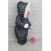 Комбинезон графитовый в горошек - одежда для baby Born