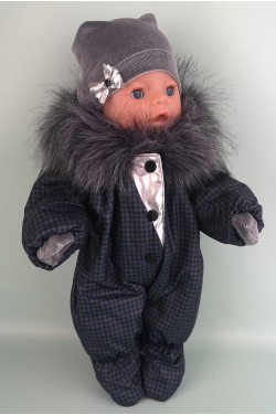 Костюм зимний "Северный" - зимняя одежда для пупса Baby Born 42 - 43см и Антонио Хуан