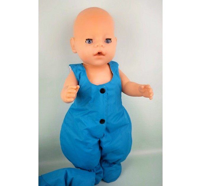 Костюм-двойка "Бирюза" - зимняя одежда для куклы Baby Born 40 - 44 см и Антонио Хуан