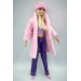 Одежда для Барби / Barbie - Набор с розовым пальто