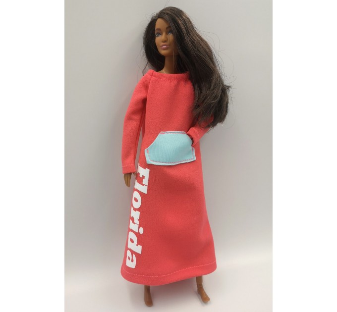 Комплект одежды для Barbie - Платье с карманом "Флорида"