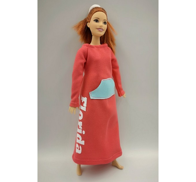 Комплект одежды для Barbie - Платье с карманом "Флорида"