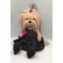 Сарафан у горошок з тапочками для м'якої іграшки Orange Lucky Doggy