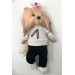 Набор с вельветовыми брюками - Одежда для мягкой игрушки Orange Lucky Doggy