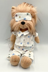 Піжама з маскою для м'якої іграшки Orange Lucky Doggy